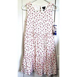Zunie Girl's L(14/16) Sleeveless Floral Print Tiered Dress New w/Tags
